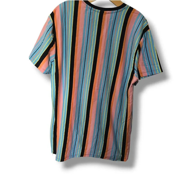 Vox Populi for the People adult Unisex colorful striped short sleeves tshirt  xl - Picture 3 of 8